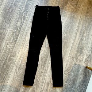 Women’s jeans, black distressed  2